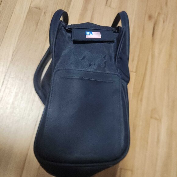 Vintage POLO SPORT Ralph Lauren Navy Blue Briefcase Messenger Computer Bag - Picture 4 of 6